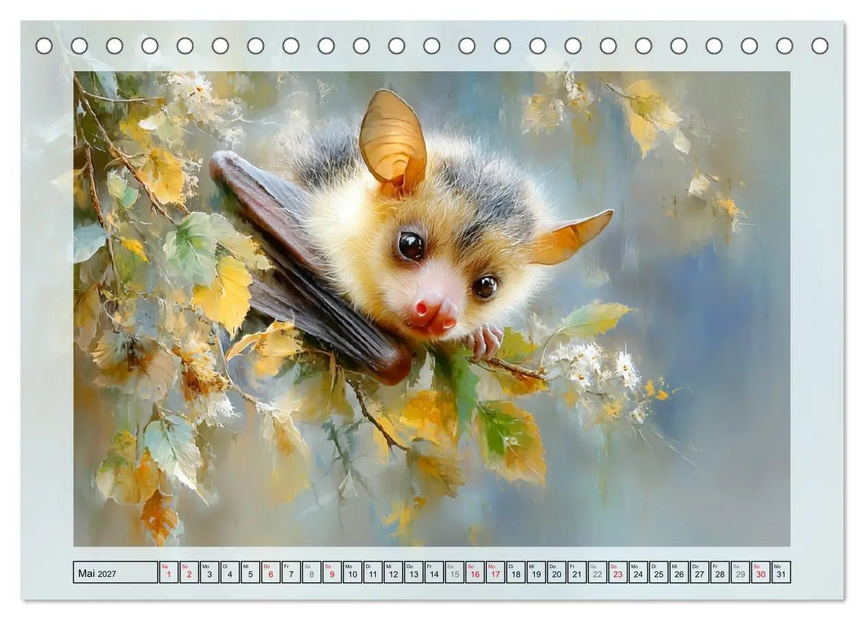 Bild: 9783516805864 | Flughunde. Anmut in stimmungsvollen Naturszenen (Tischkalender 2027...