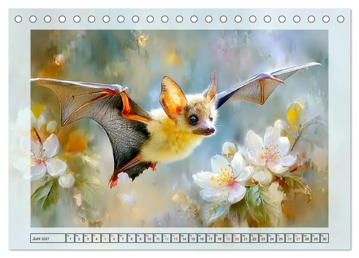 Bild: 9783516805864 | Flughunde. Anmut in stimmungsvollen Naturszenen (Tischkalender 2027...