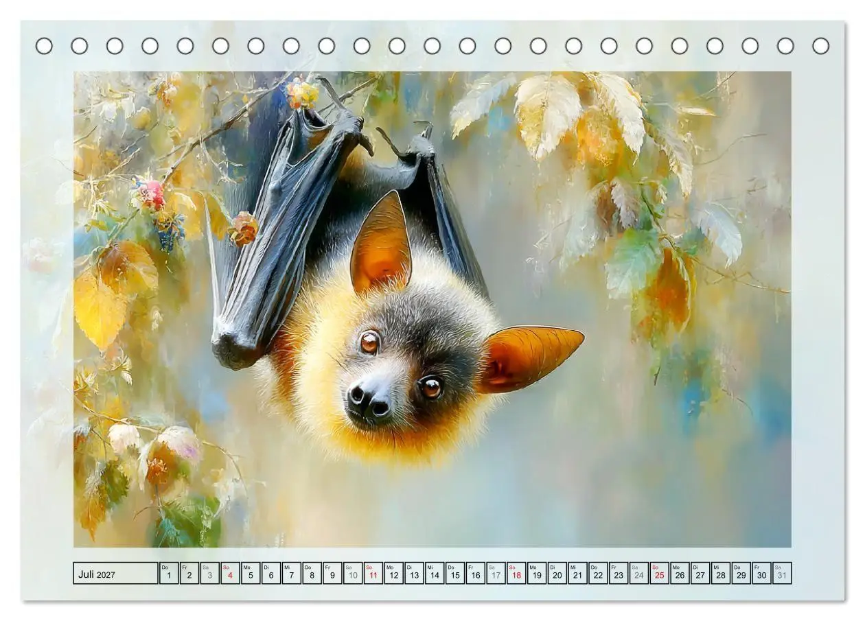 Bild: 9783516805864 | Flughunde. Anmut in stimmungsvollen Naturszenen (Tischkalender 2027...