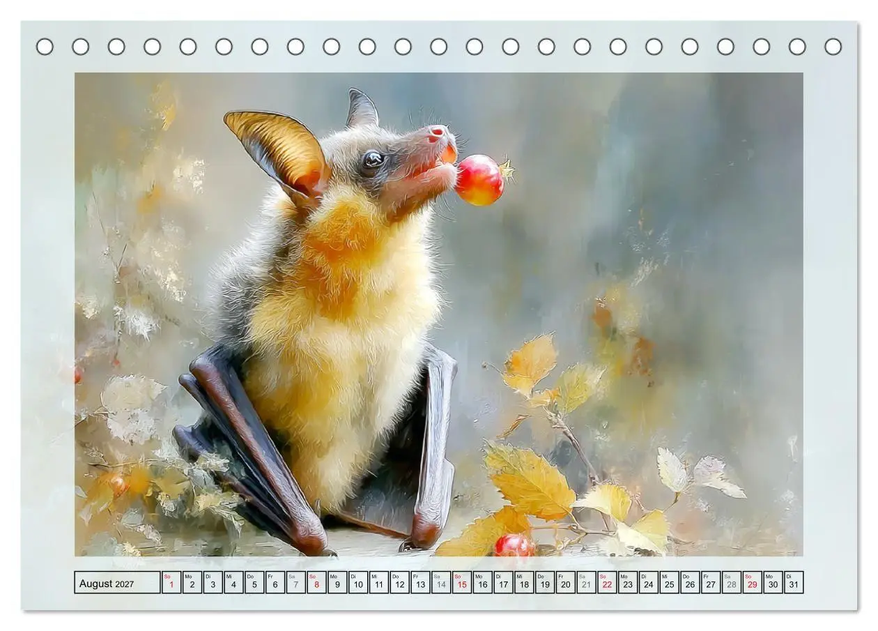 Bild: 9783516805864 | Flughunde. Anmut in stimmungsvollen Naturszenen (Tischkalender 2027...