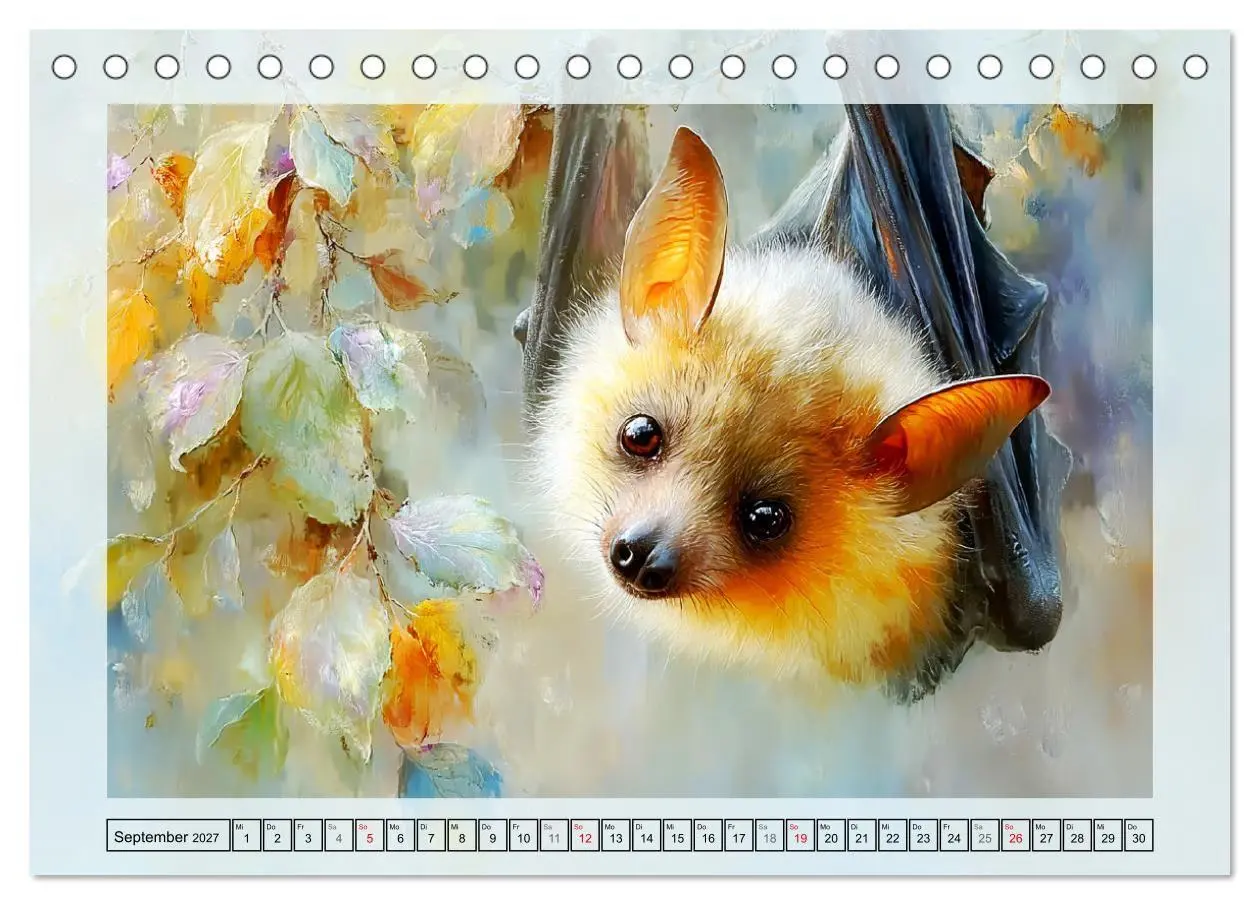 Bild: 9783516805864 | Flughunde. Anmut in stimmungsvollen Naturszenen (Tischkalender 2027...