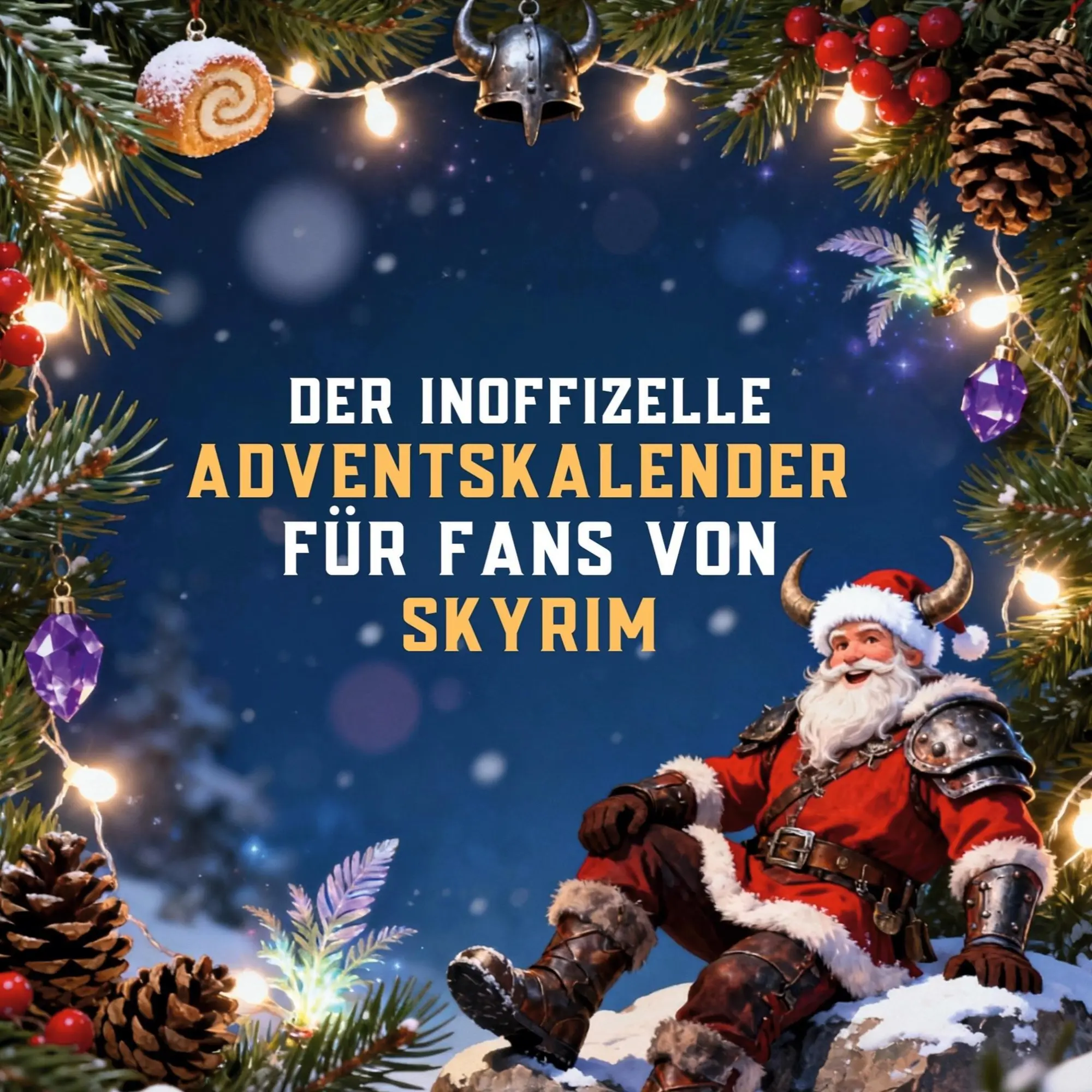 Cover: 9783695315864 | Der inoffizielle Adventskalender für Fans von Skyrim | Aaron Huber