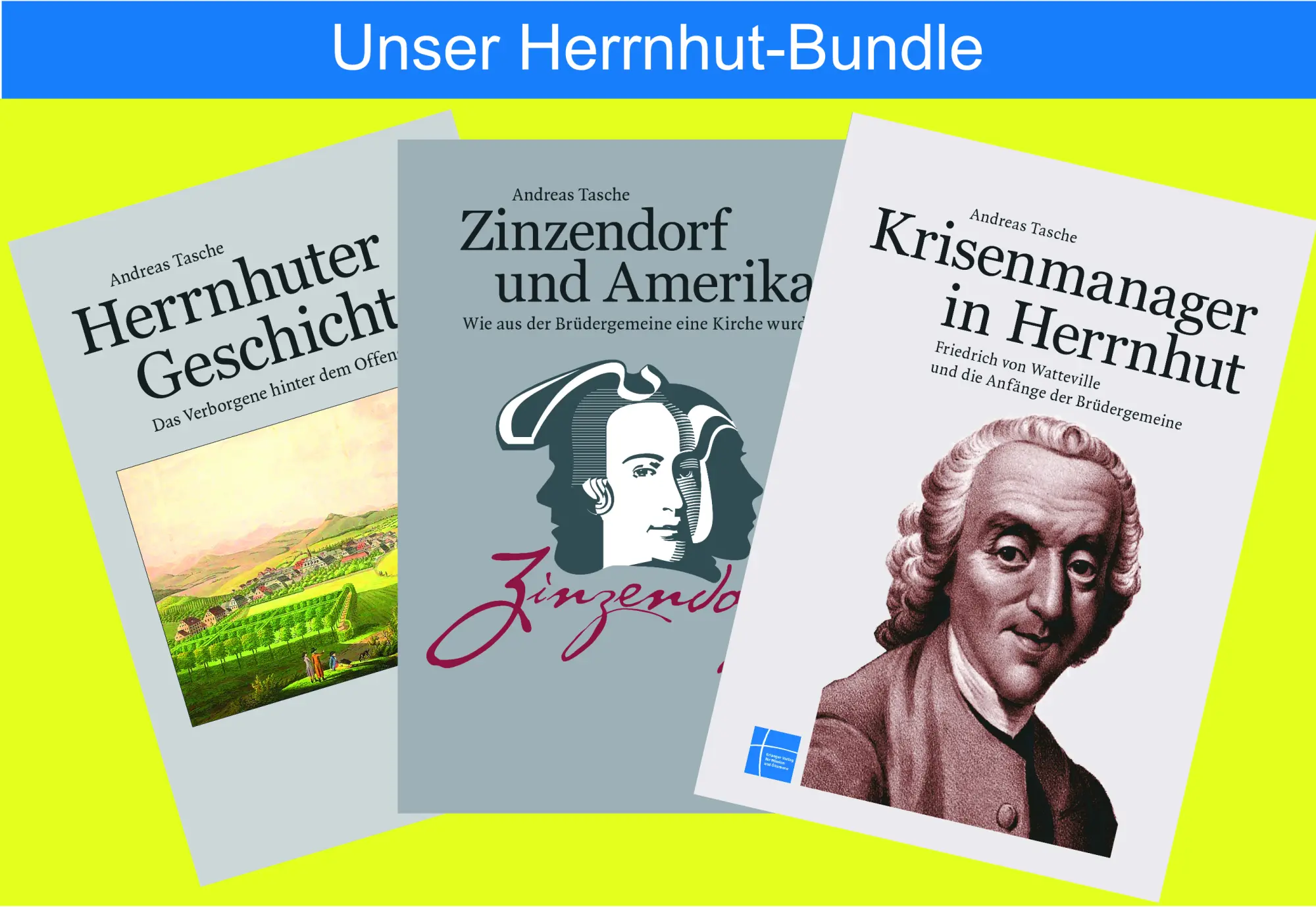Cover: 9783872145864 | Paket 'Herrnhut-Trilogie' | Andreas Tasche | Taschenbuch | 592 S.