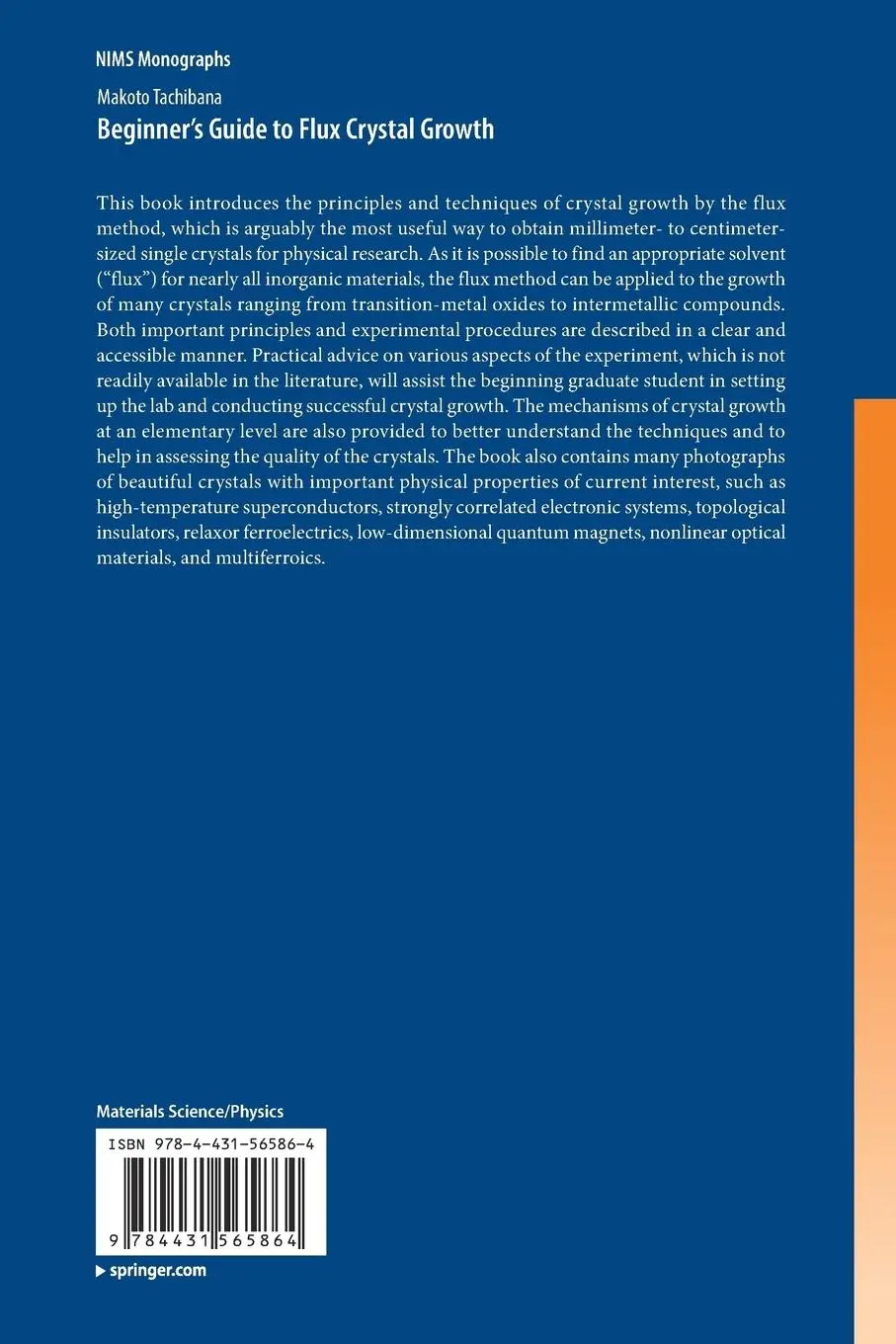 Rückseite: 9784431565864 | Beginner's Guide to Flux Crystal Growth | Makoto Tachibana | Buch | ix