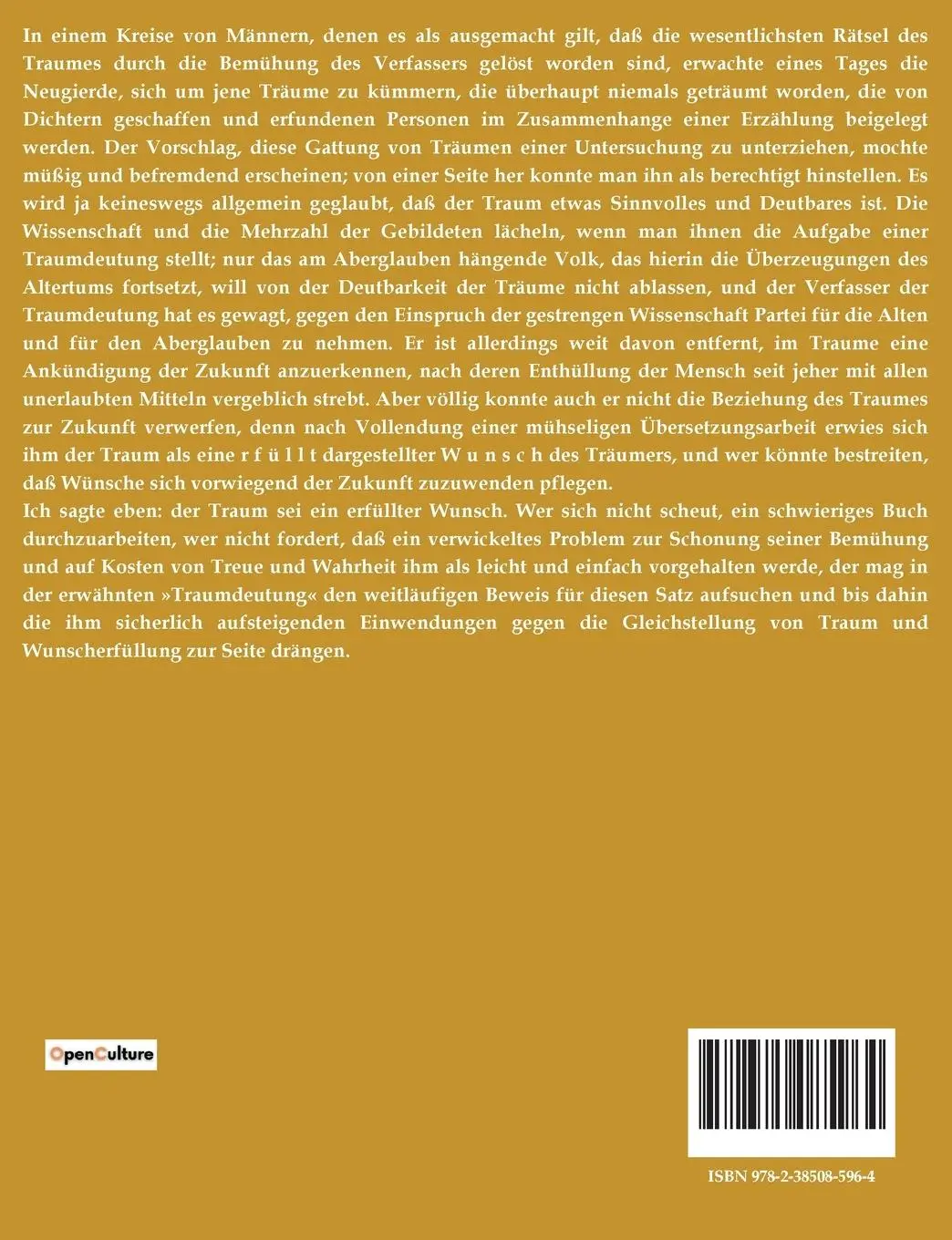 Rückseite: 9782385085964 | Der Wahn und die Träume in W. Jensens 'Gradiva' | Sigmund Freud | Buch