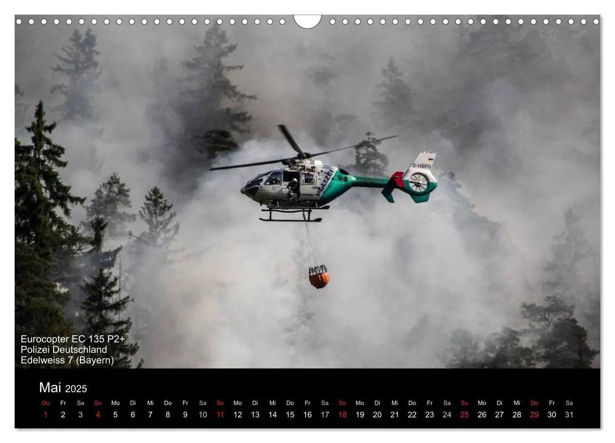 Bild: 9783435785964 | Hubschrauber im Einsatz (Wandkalender 2025 DIN A3 quer), CALVENDO...