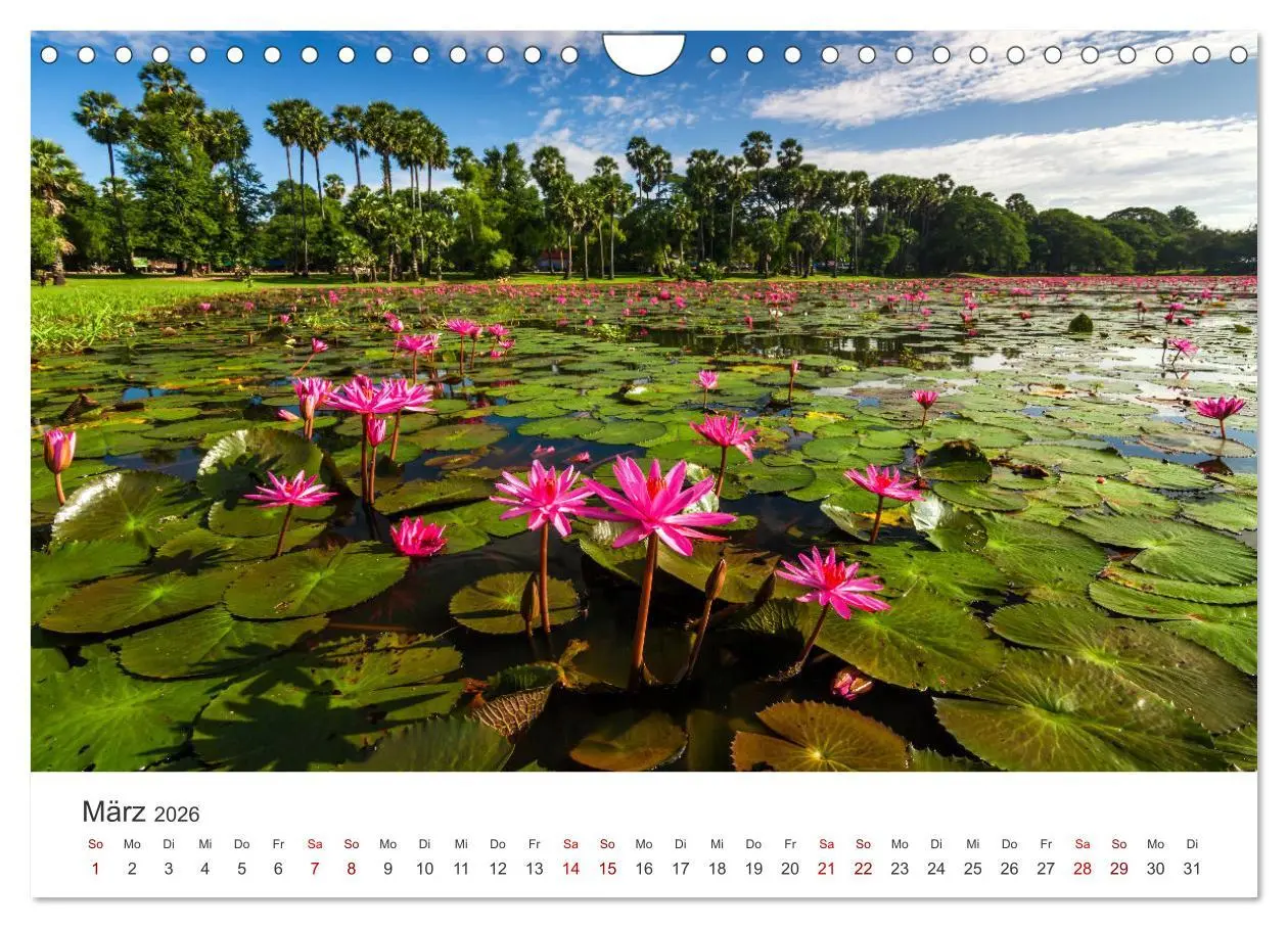 Bild: 9783457565964 | Kambodscha - Das Land der Tempel. (Wandkalender 2026 DIN A4 quer),...
