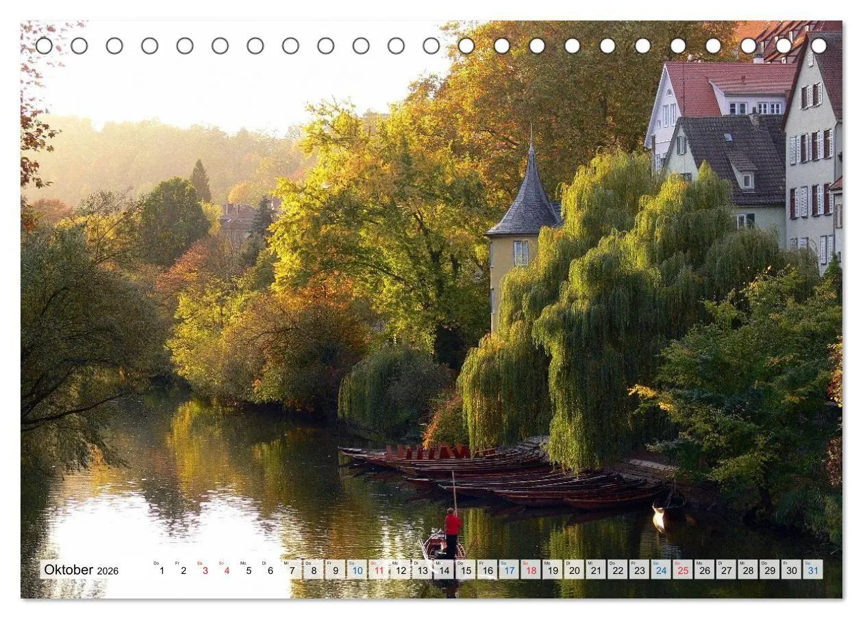 Bild: 9783516725964 | Rund um Tübingen und Schönbuch (Tischkalender 2026 DIN A5 quer),...