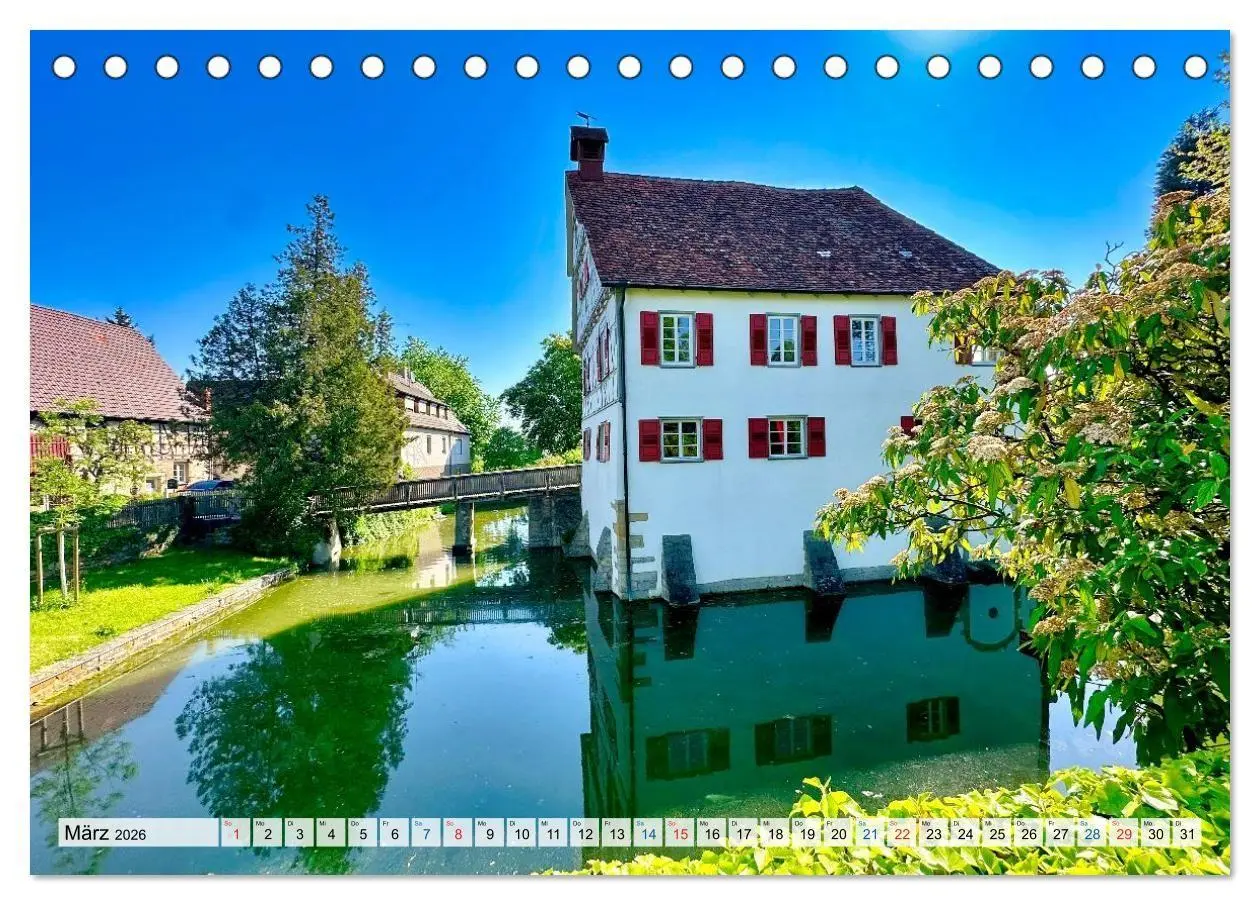Bild: 9783516725964 | Rund um Tübingen und Schönbuch (Tischkalender 2026 DIN A5 quer),...