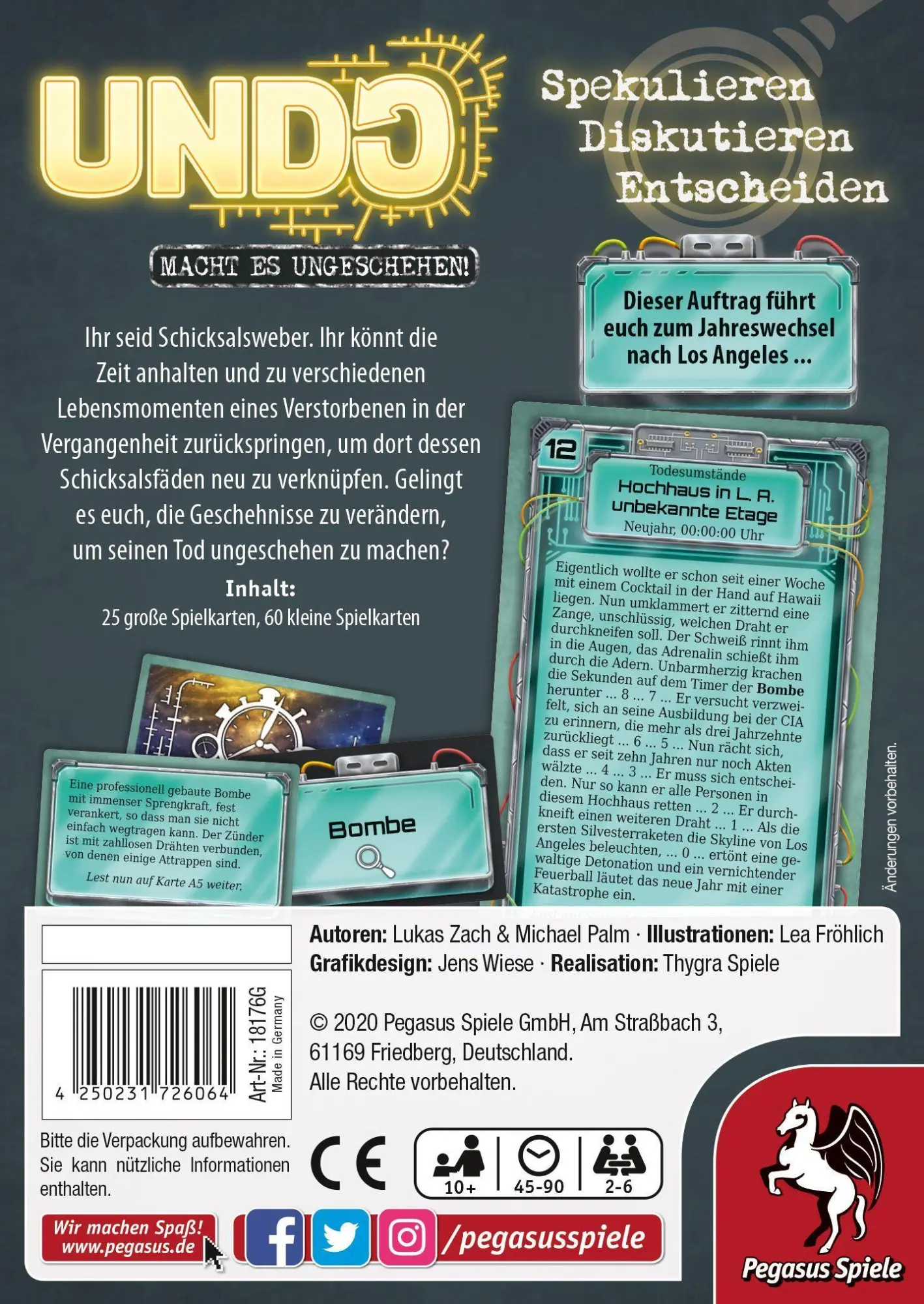 Bild: 4250231726064 | UNDO - 600 Sekunden | Spiel | Brettspiel | 18176G | Deutsch | 2020