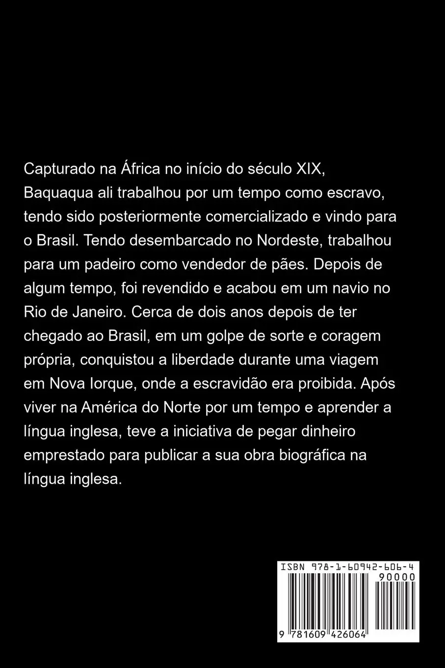Rückseite: 9781609426064 | Biografia De Mahommah Gardo Baquaqua | Baquaqua Mahommah | Taschenbuch