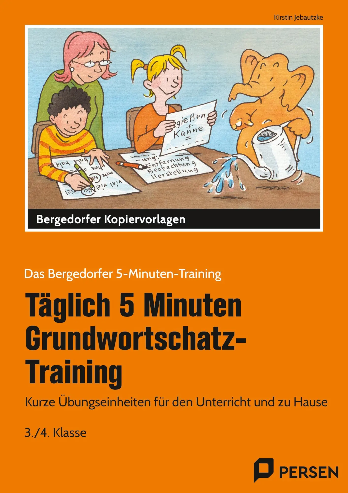 Cover: 9783403206064 | Täglich 5 Minuten Grundwortschatz-Training - 3./4. Klasse | Jebautzke
