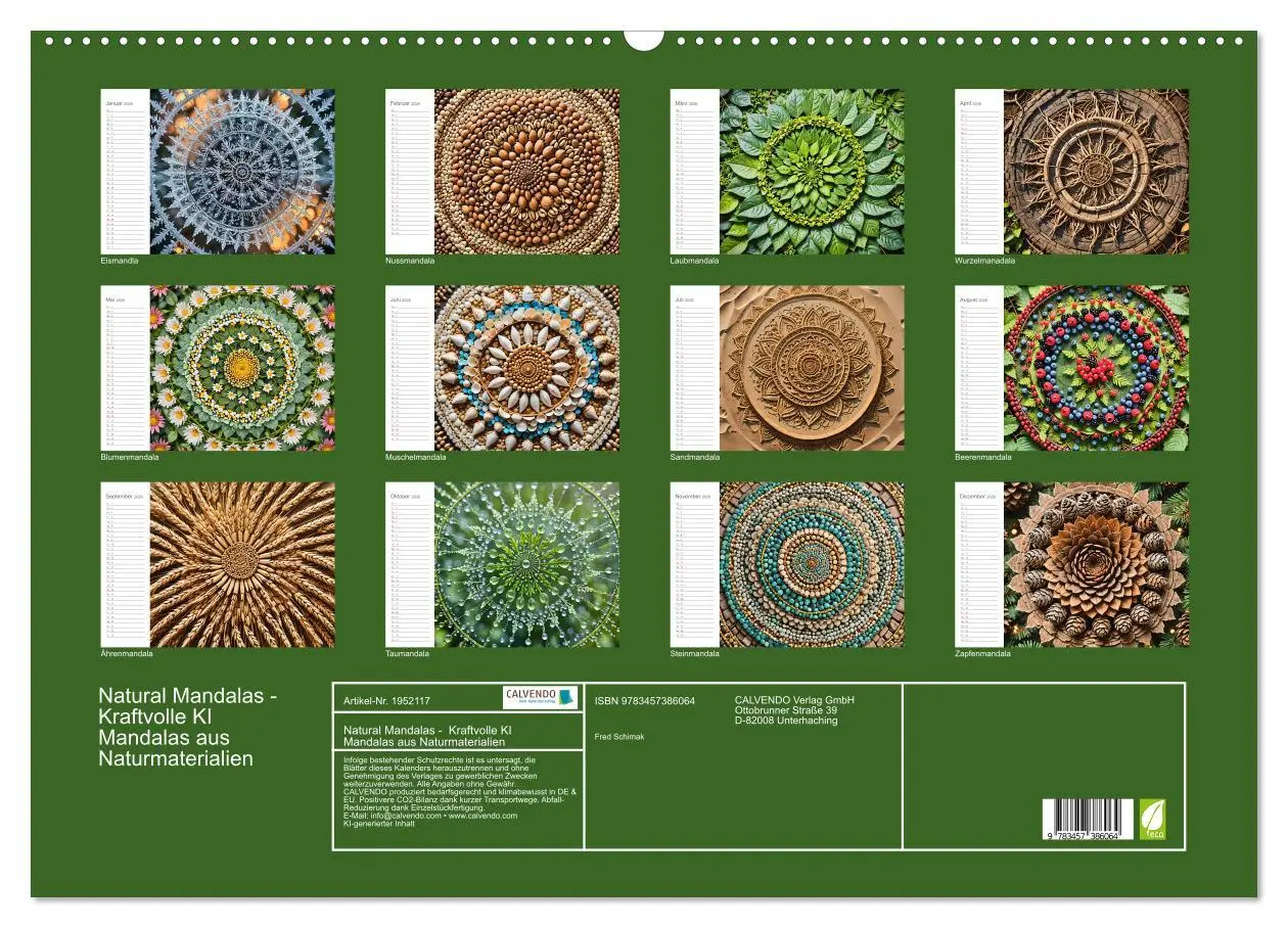 Bild: 9783457386064 | Natural Mandalas - Kraftvolle KI Mandalas aus Naturmaterialien...