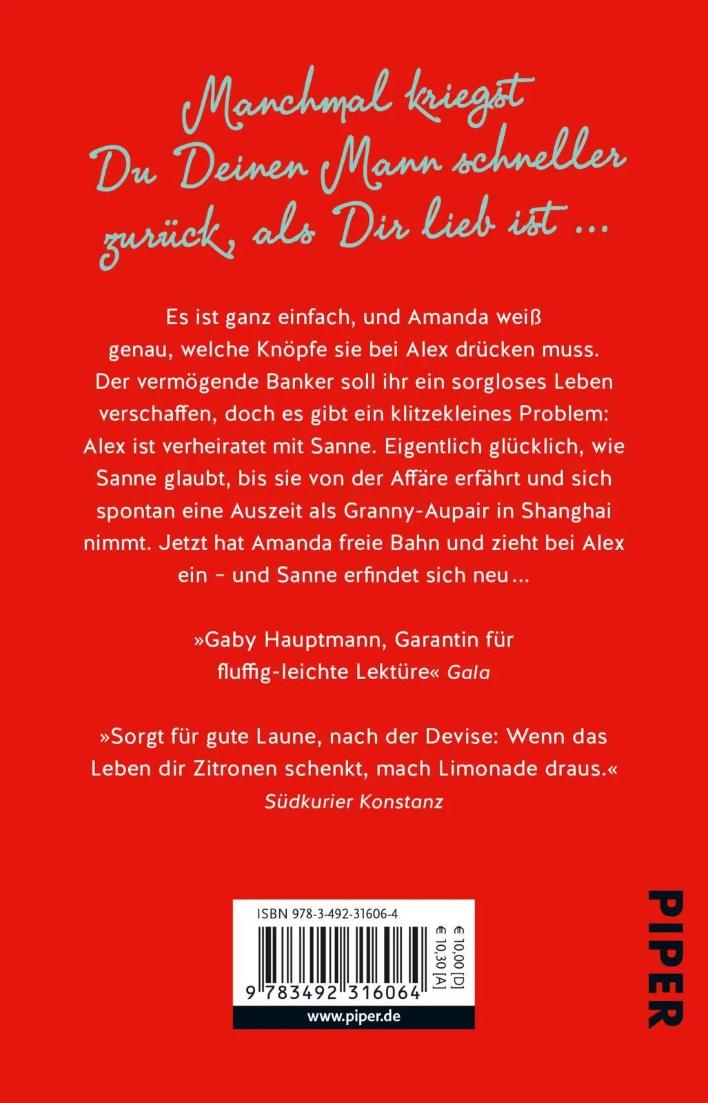 Rückseite: 9783492316064 | Lebenslang mein Ehemann? | Roman | Gaby Hauptmann | Taschenbuch | 2020