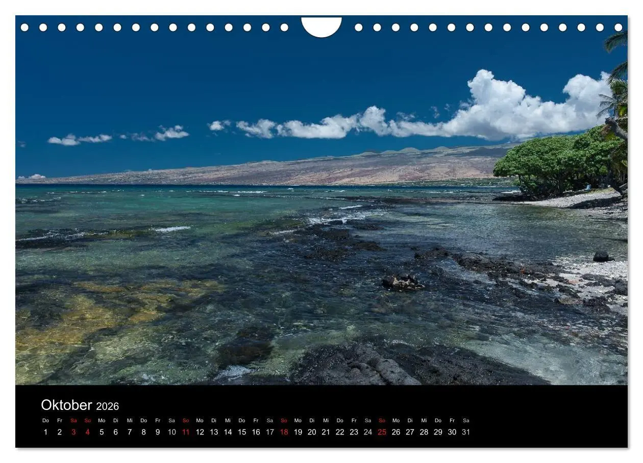 Bild: 9783516166064 | Hawaiianische Träume Big Island (Wandkalender 2026 DIN A4 quer),...