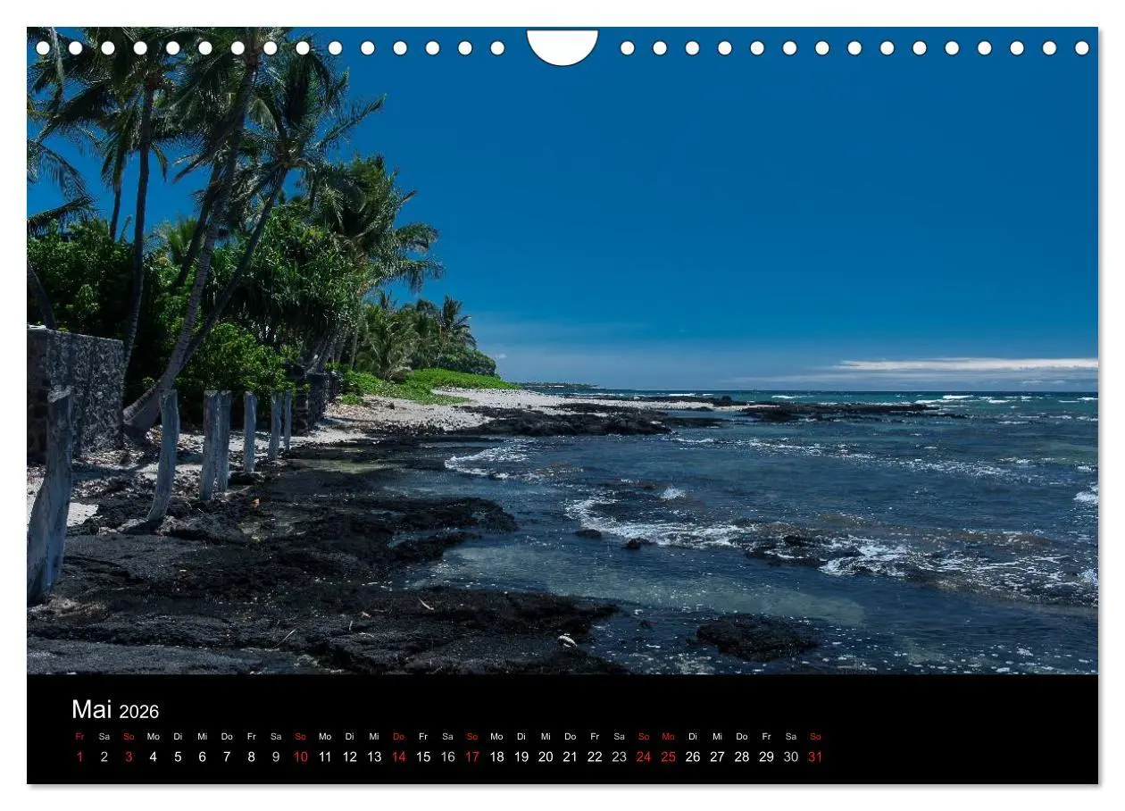Bild: 9783516166064 | Hawaiianische Träume Big Island (Wandkalender 2026 DIN A4 quer),...