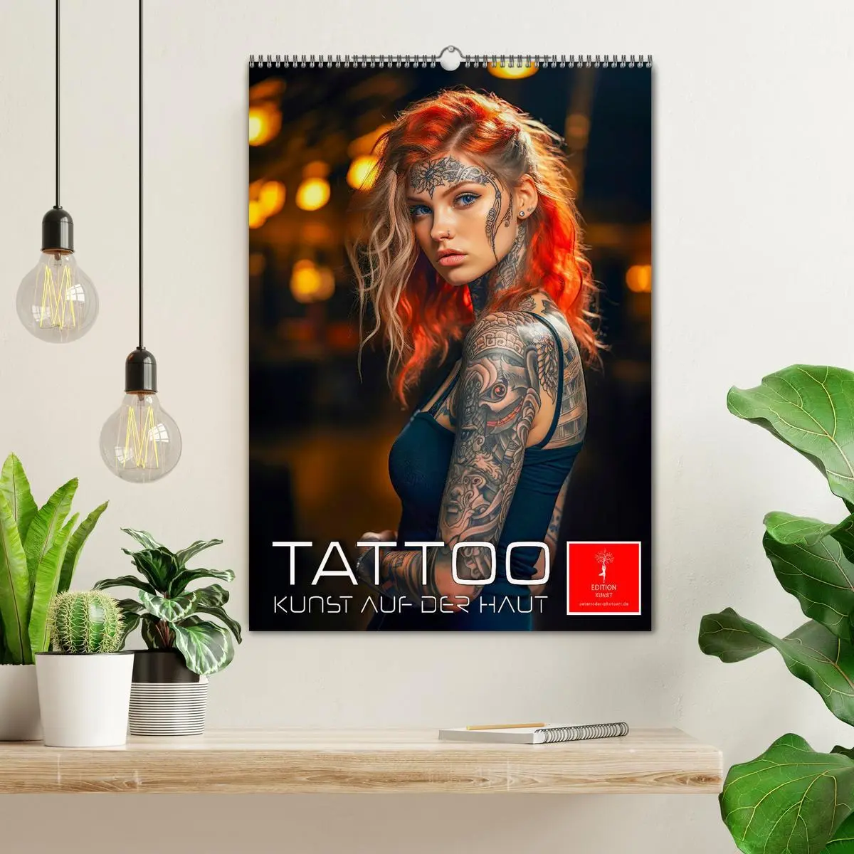 Bild: 9783516306064 | Tattoo Kunst auf der Haut (Wandkalender 2026 DIN A2 hoch), CALVENDO...