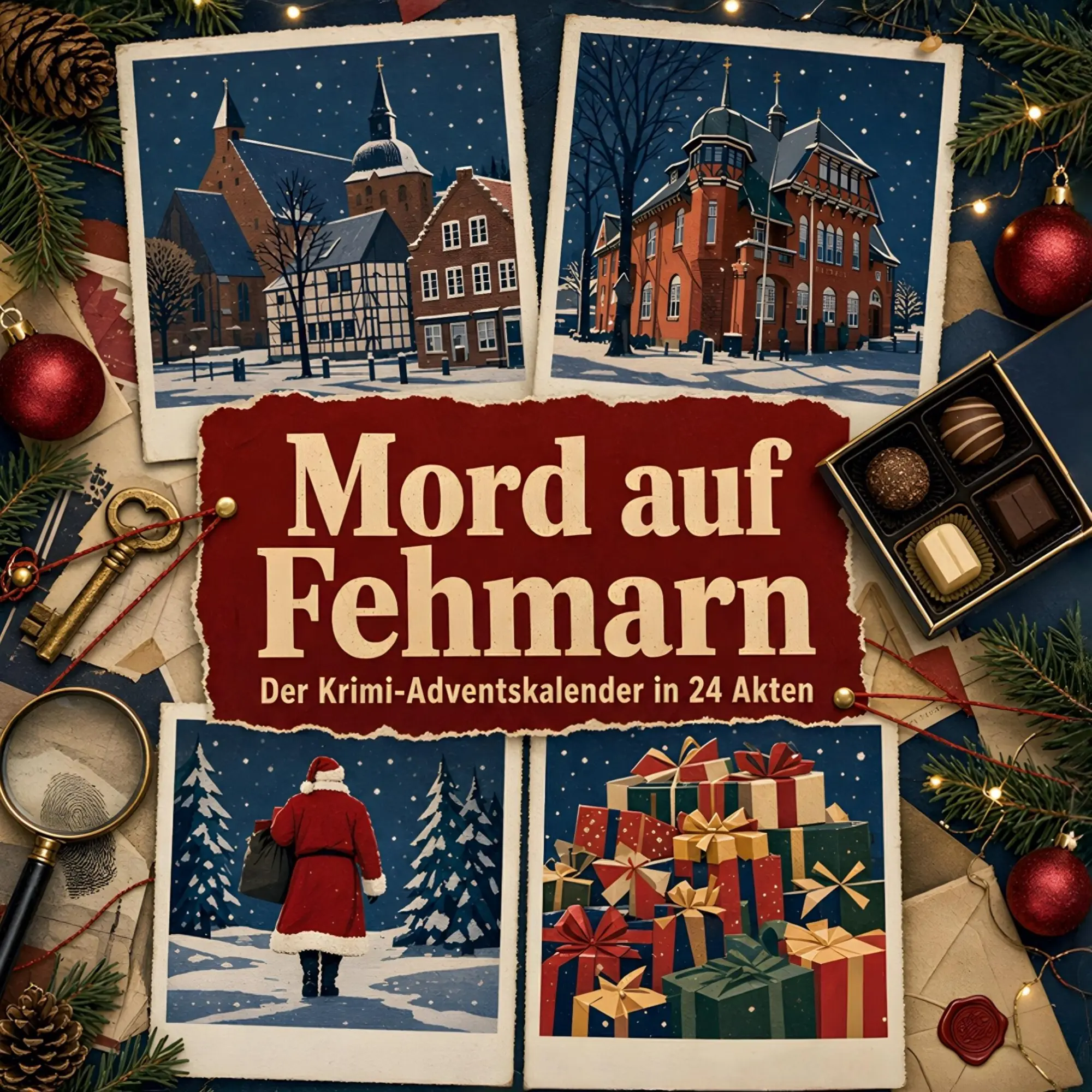 Cover: 9783696116064 | Mord auf Fehmarn | Der Krimi-Adventskalender in 24 Akten | Zimmermann
