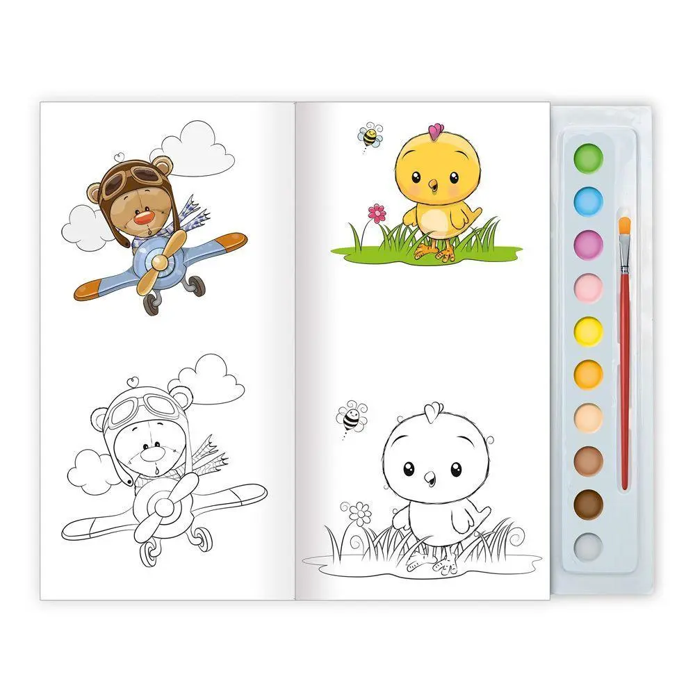 Bild: 9783988026064 | TRÖTSCH - Malbuch mit Tuschkasten Tierfreunde | KG | Broschüre | 16 S.