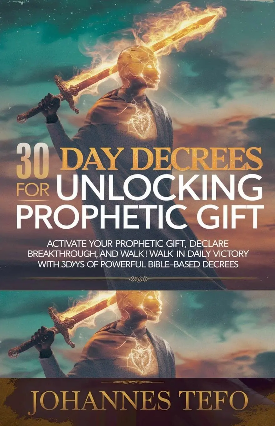 Cover: 9798230206064 | 30 Day Decrees For Unlocking Prophetic Gift | Johannes Tefo | Buch