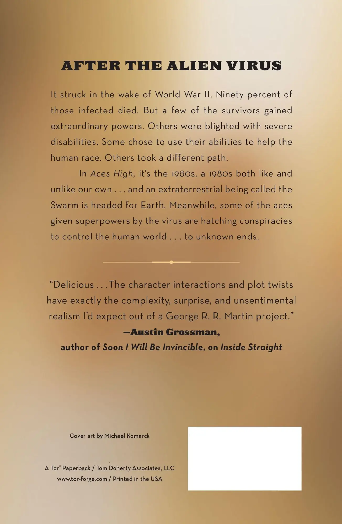 Rückseite: 9780765326164 | Aces High | George R. R. Martin | Taschenbuch | Englisch | 2011 | Tor