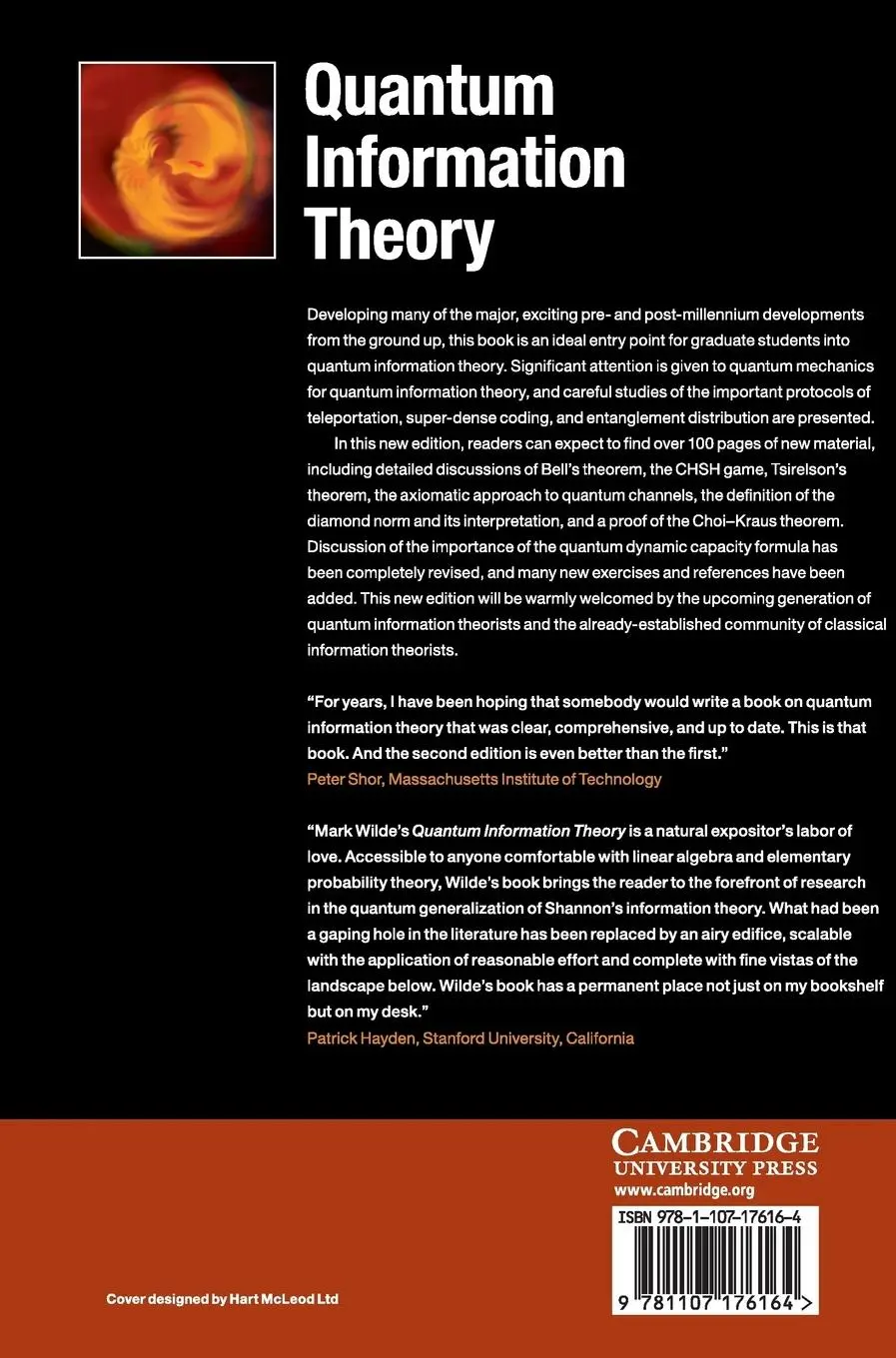 Rückseite: 9781107176164 | Quantum Information Theory | Mark M. Wilde | Buch | Gebunden | 2018