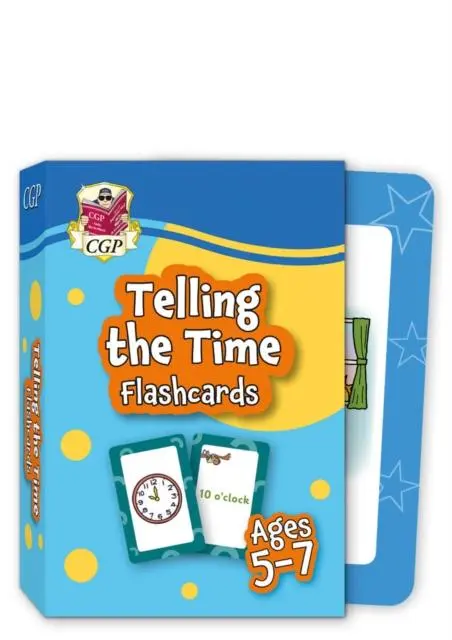 Cover: 9781789086164 | Telling the Time Flashcards for Ages 5-7 | Cgp Books | Buch | Gebunden