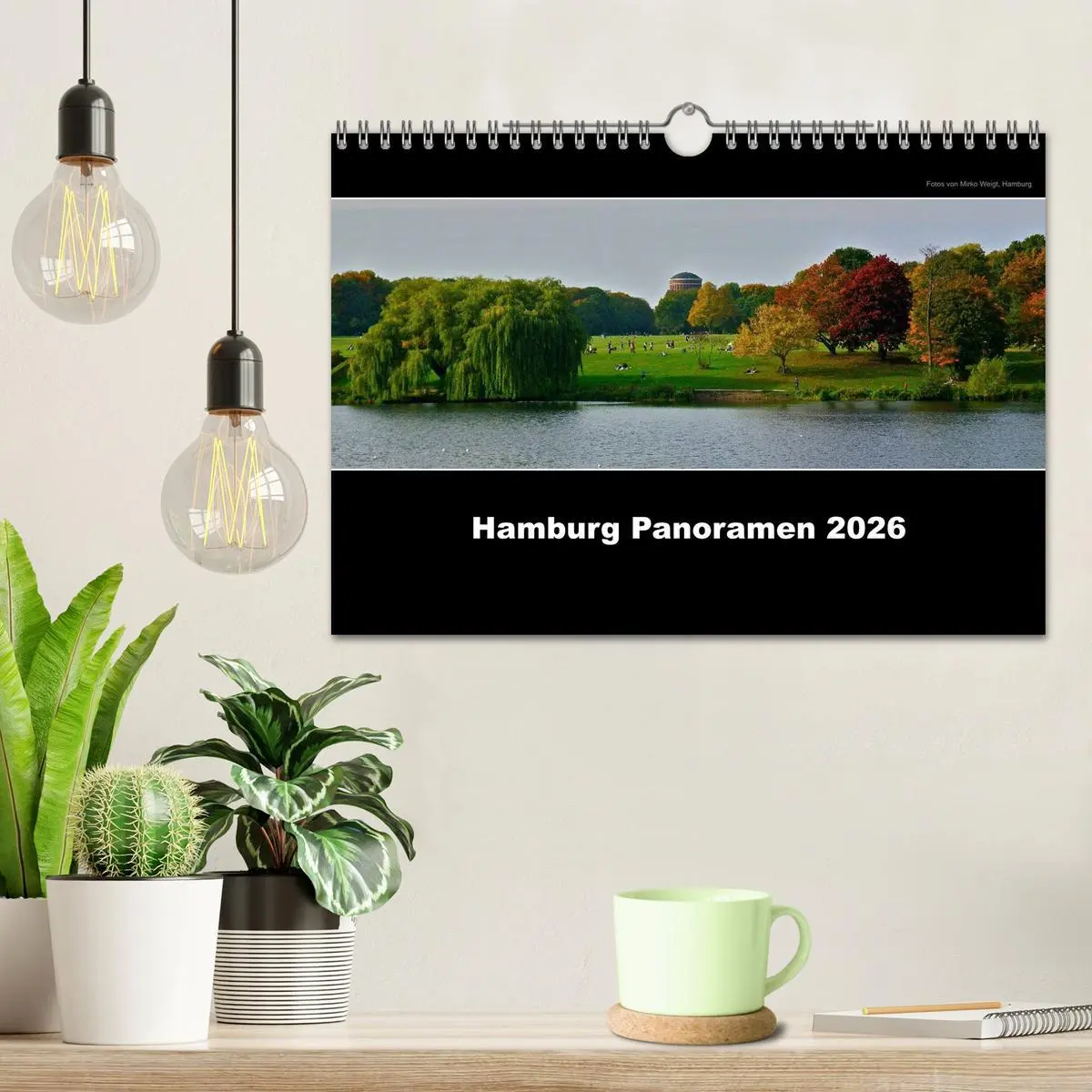 Bild: 9783516156164 | Hamburg Panoramen 2026 (Wandkalender 2026 DIN A4 quer), CALVENDO...