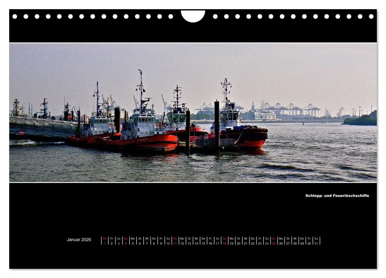Bild: 9783516156164 | Hamburg Panoramen 2026 (Wandkalender 2026 DIN A4 quer), CALVENDO...