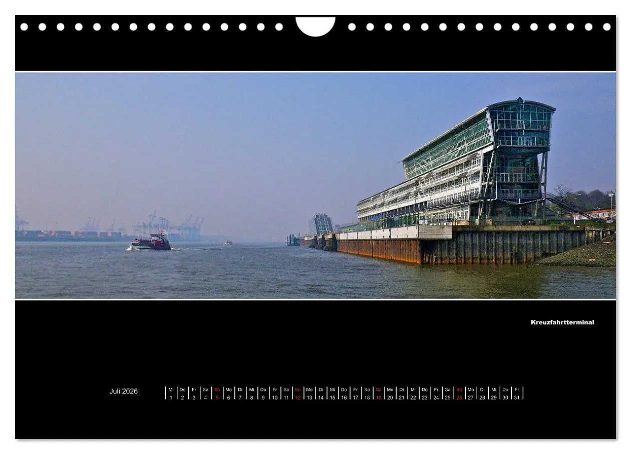 Bild: 9783516156164 | Hamburg Panoramen 2026 (Wandkalender 2026 DIN A4 quer), CALVENDO...