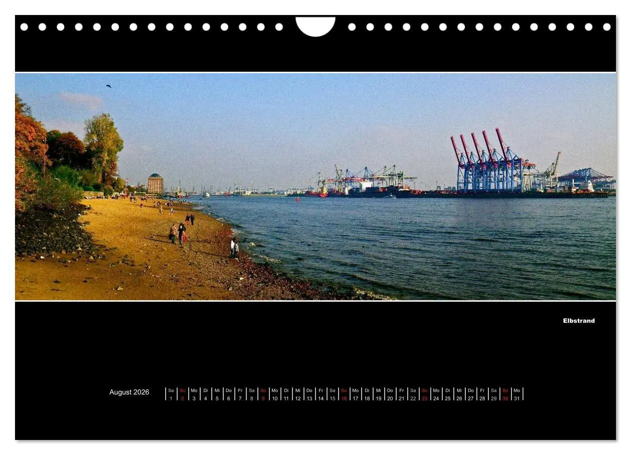 Bild: 9783516156164 | Hamburg Panoramen 2026 (Wandkalender 2026 DIN A4 quer), CALVENDO...