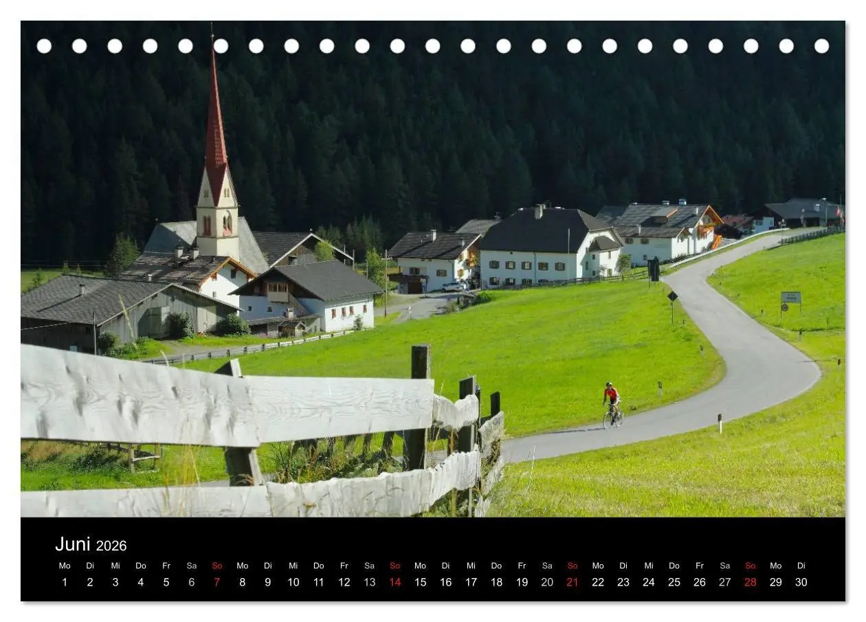 Bild: 9783516226164 | Alpenpässe auf dem Rennrad Vol. 1 (Tischkalender 2026 DIN A5 quer),...