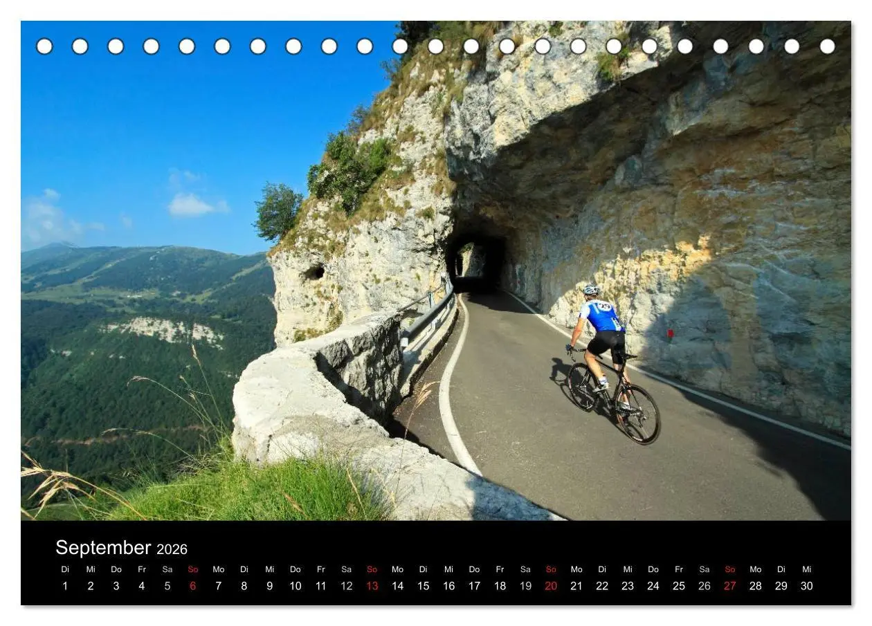 Bild: 9783516226164 | Alpenpässe auf dem Rennrad Vol. 1 (Tischkalender 2026 DIN A5 quer),...