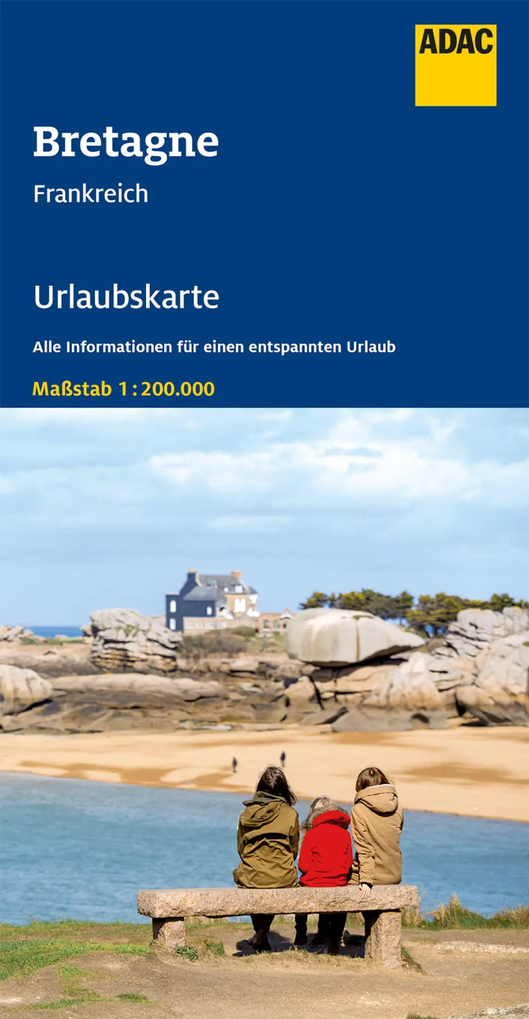 Cover: 9783826406164 | ADAC Urlaubskarte F Bretagne 1:200 000 | (Land-)Karte | 1 S. | Deutsch