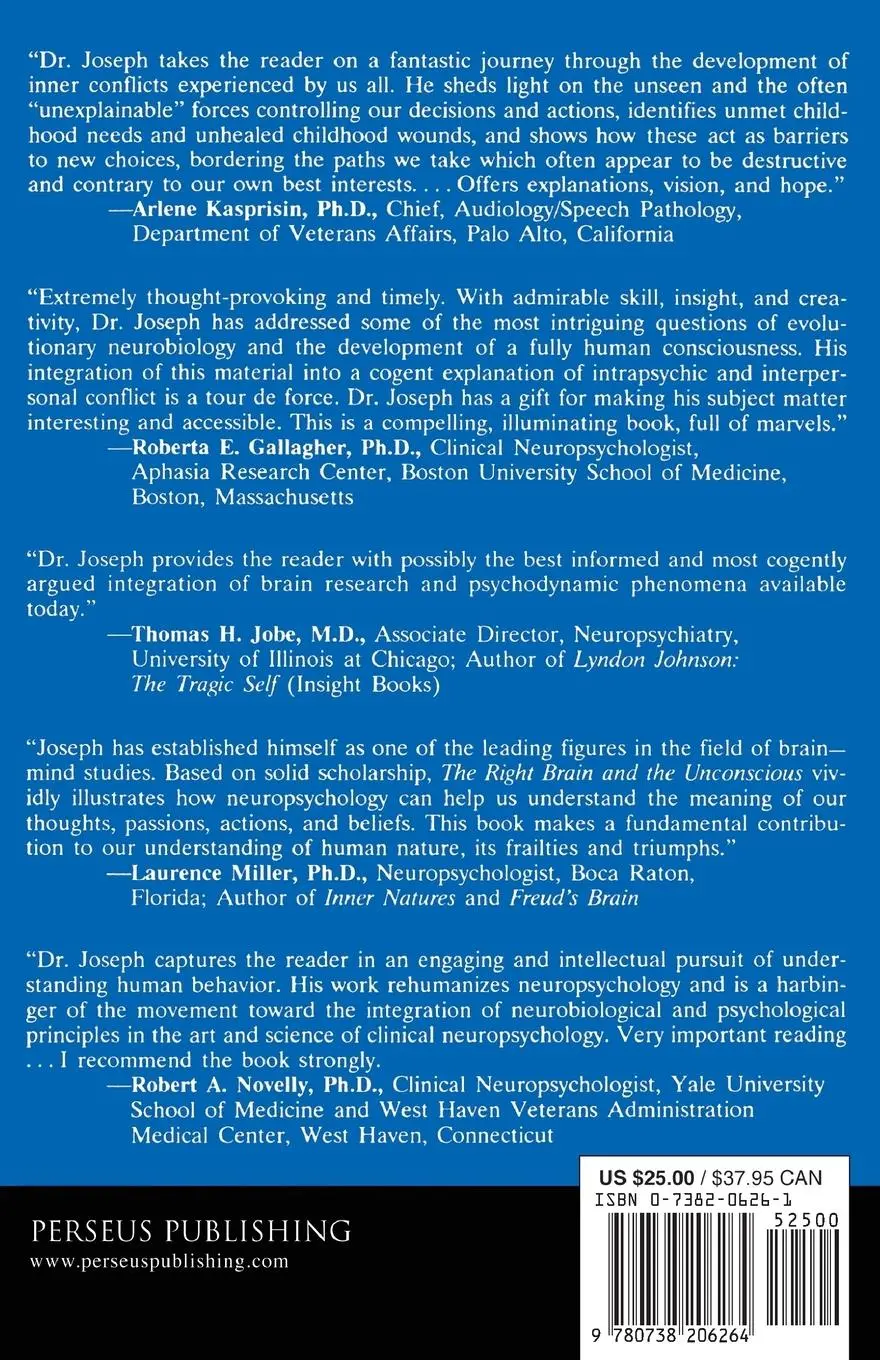 Rückseite: 9780738206264 | The Right Brain and the Unconscious | Discovering the Stranger Within