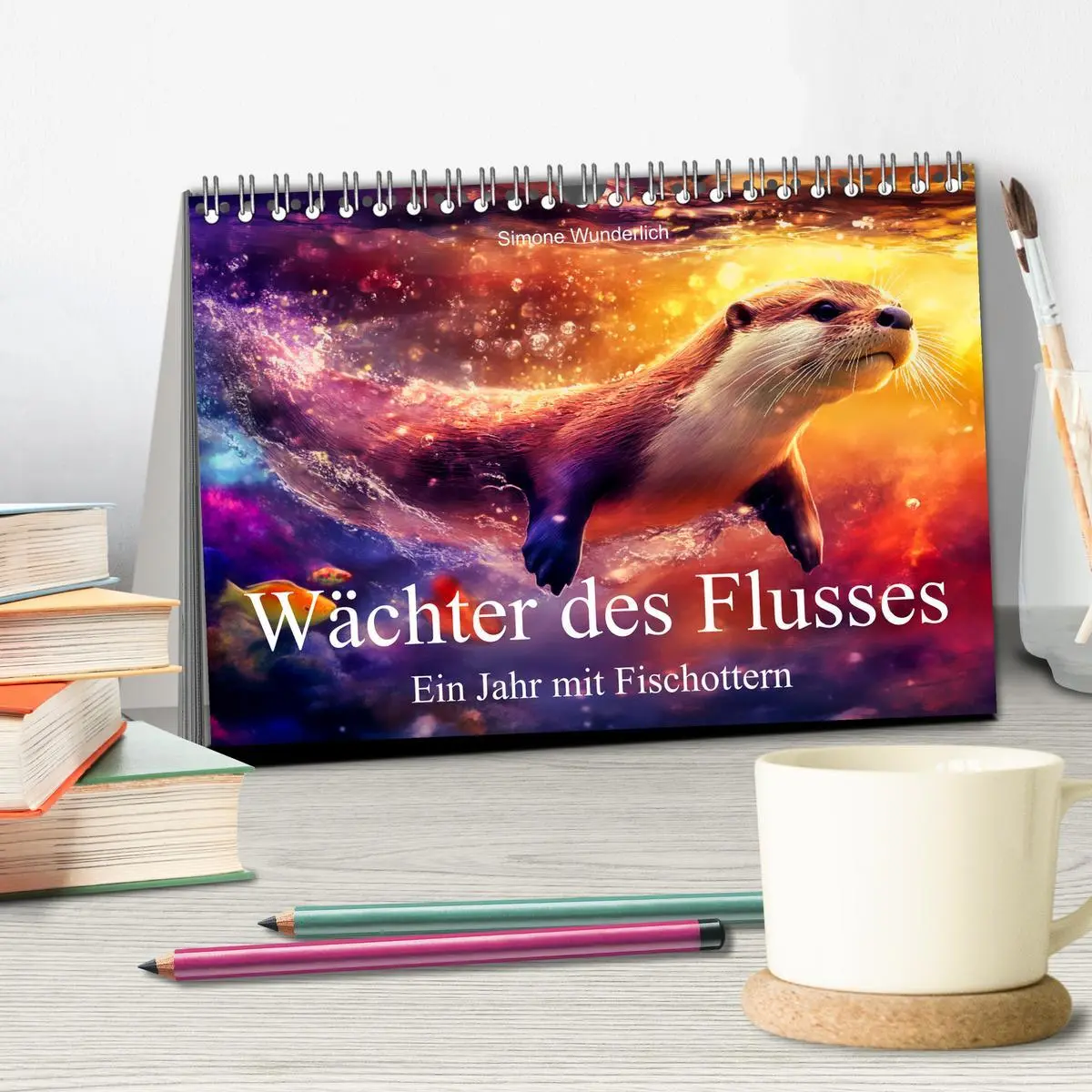 Bild: 9783457296264 | Wächter des Flusses - Ein Jahr mit Fischottern (Tischkalender 2026...