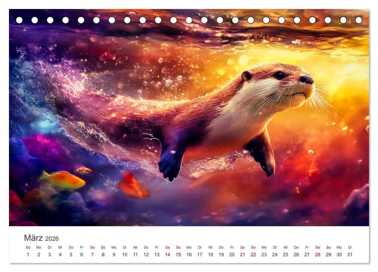 Bild: 9783457296264 | Wächter des Flusses - Ein Jahr mit Fischottern (Tischkalender 2026...