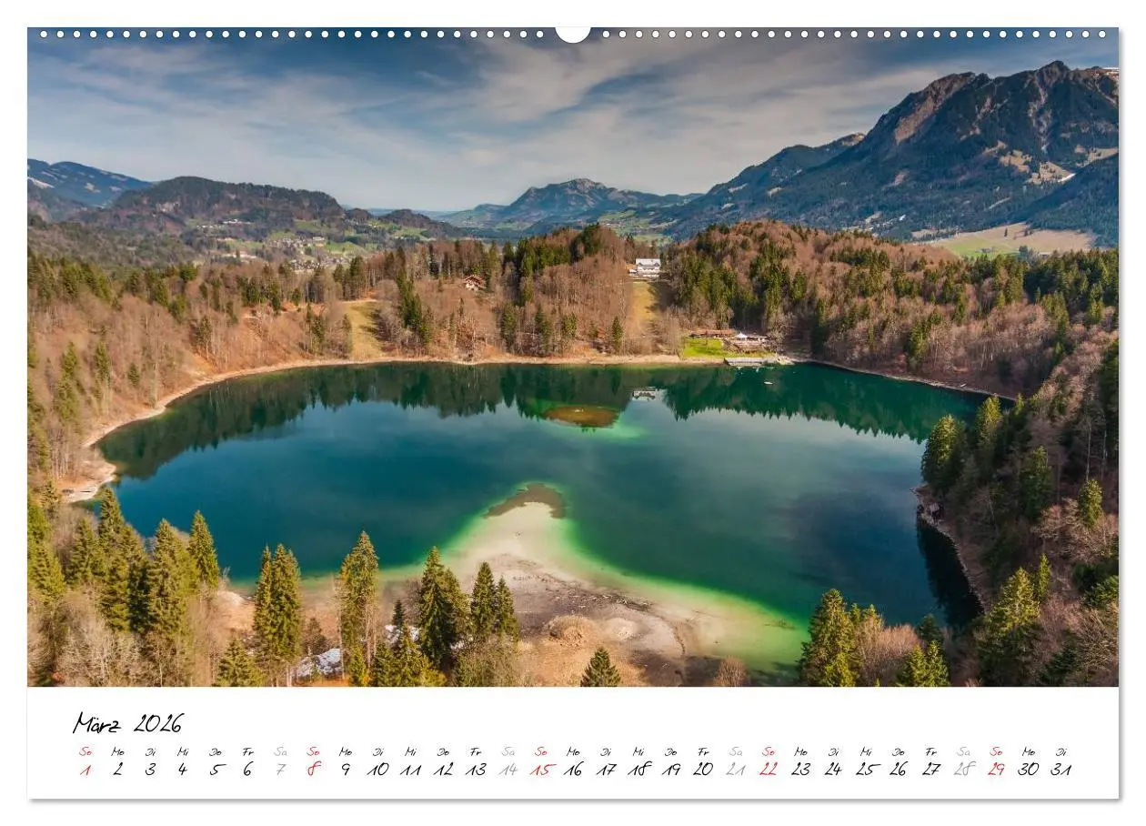 Bild: 9783516076264 | Oberallgäuer Landschaft (Wandkalender 2026 DIN A2 quer), CALVENDO...
