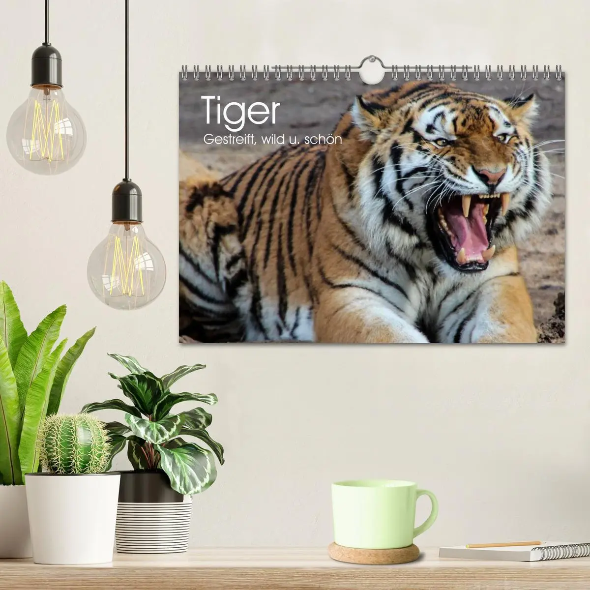 Bild: 9783516146264 | Tiger. Gestreift, wild u. schön (Wandkalender 2026 DIN A4 quer),...