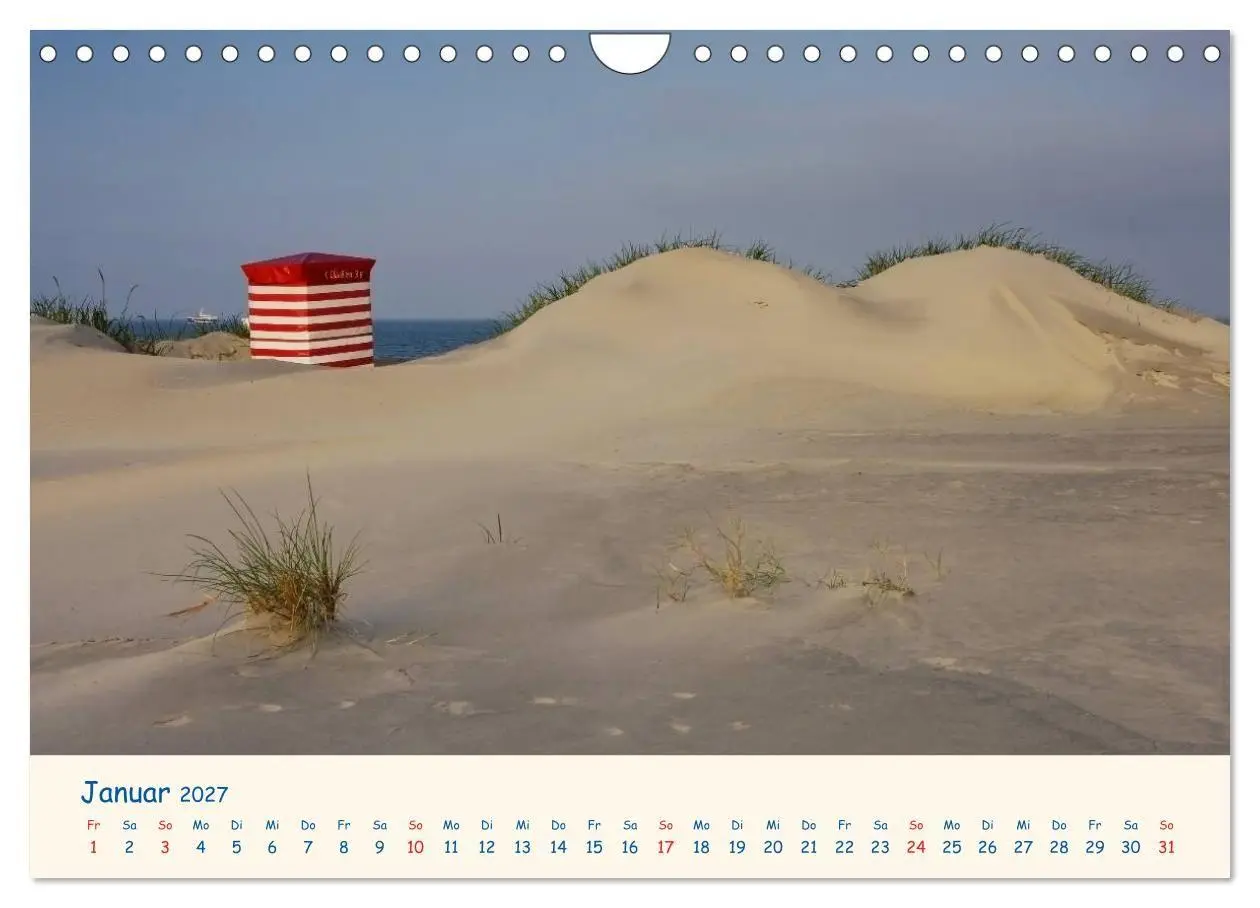 Bild: 9783594126264 | Urlaub auf Borkum (Wandkalender 2027 DIN A4 quer), CALVENDO...