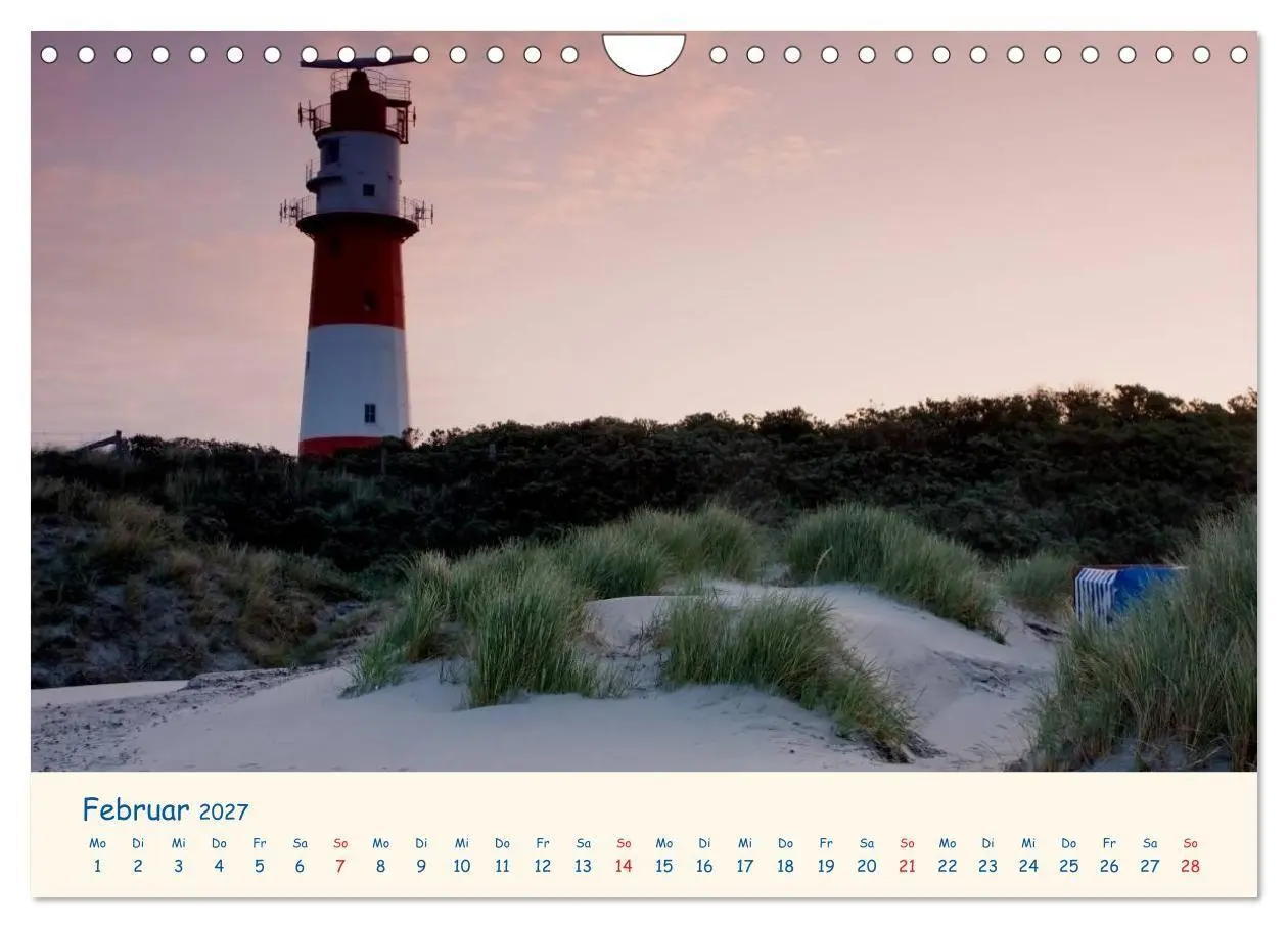 Bild: 9783594126264 | Urlaub auf Borkum (Wandkalender 2027 DIN A4 quer), CALVENDO...