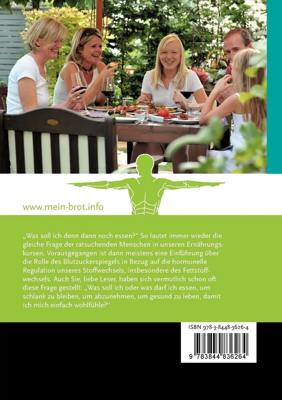 Rückseite: 9783844836264 | Mein Brot macht nicht nur schlank | Uwe Buschhorn | Taschenbuch | 2012