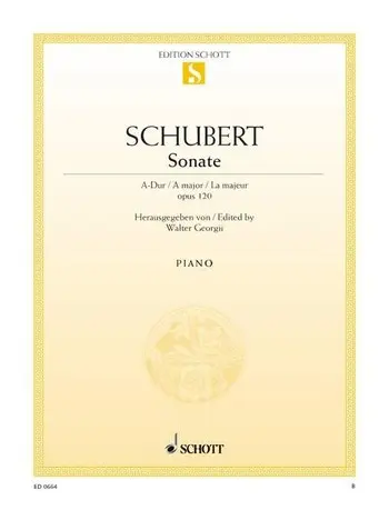 Cover: 9790001086264 | Sonate A | Franz Schubert | Buch | Schott Music | EAN 9790001086264