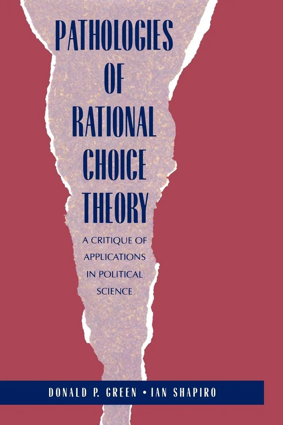 Cover: 9780300066364 | Pathologies of Rational Choice Theory | Ian Shapiro | Taschenbuch