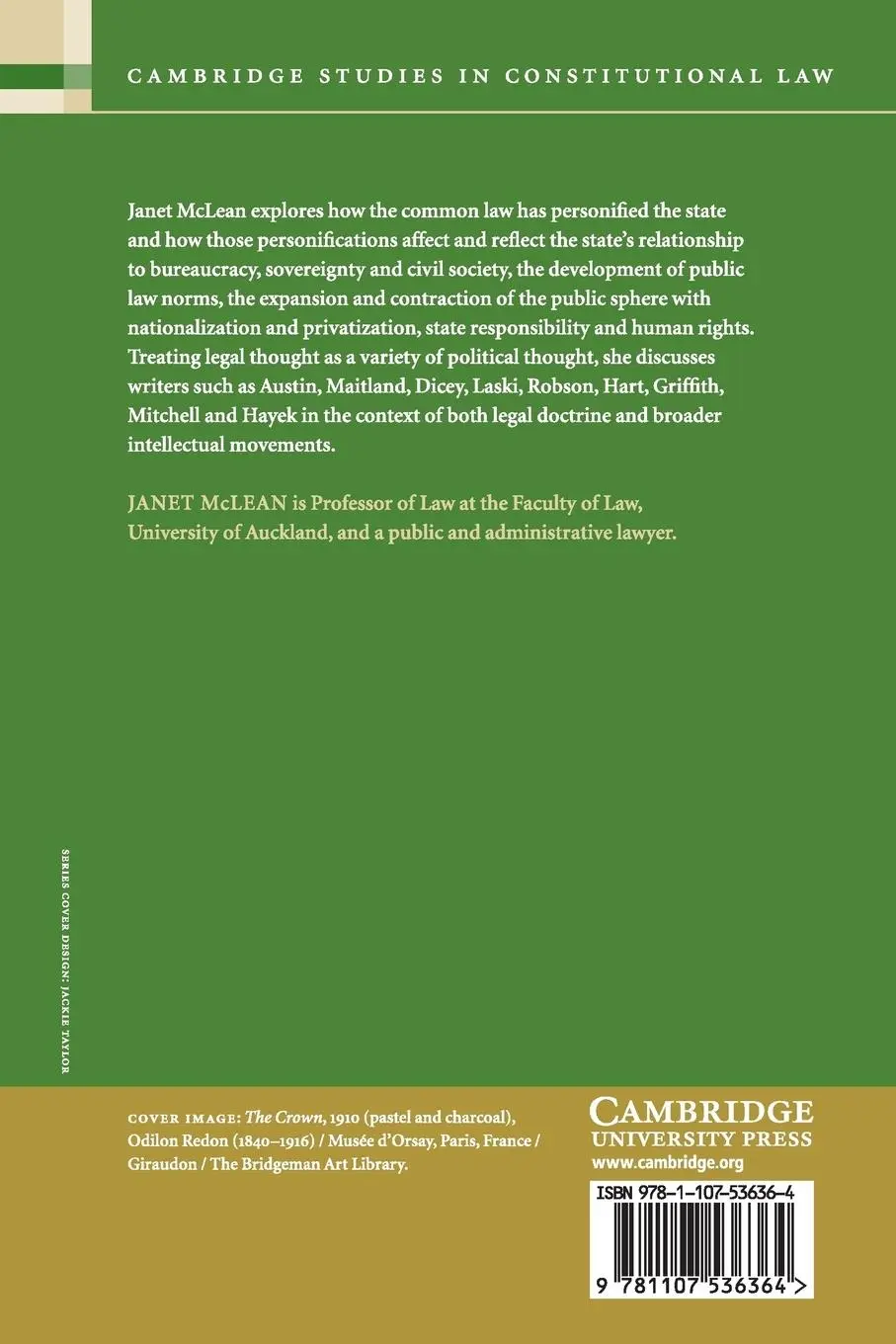 Rückseite: 9781107536364 | Searching for the State in British Legal Thought | Janet McLean | Buch