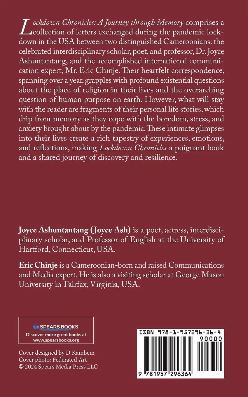 Rückseite: 9781957296364 | Lockdown Chronicles | A Journey through Memory | Ashuntantang (u. a.)