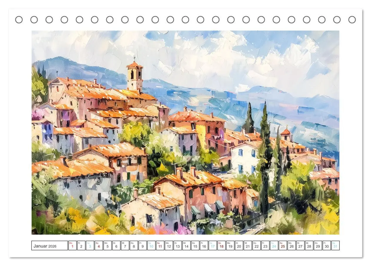 Bild: 9783457426364 | Mediterrane Landschaften (Tischkalender 2026 DIN A5 quer), CALVENDO...