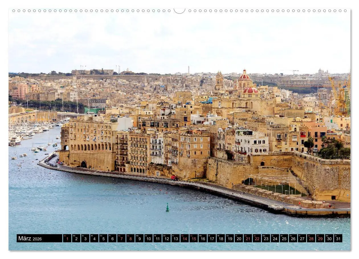 Bild: 9783516066364 | Malta - Juwel im Mittelmeer (hochwertiger Premium Wandkalender 2026...