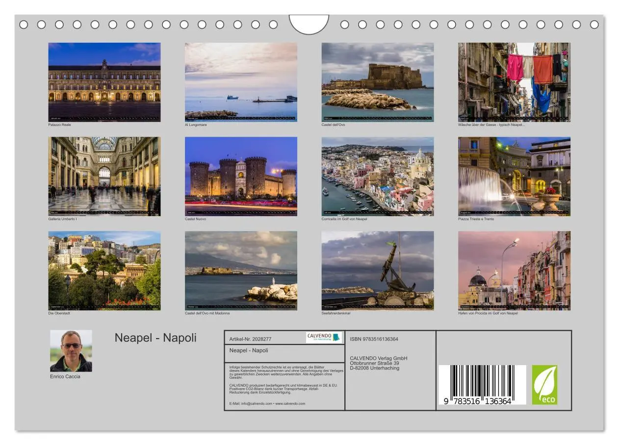 Bild: 9783516136364 | Neapel - Napoli (Wandkalender 2026 DIN A4 quer), CALVENDO...