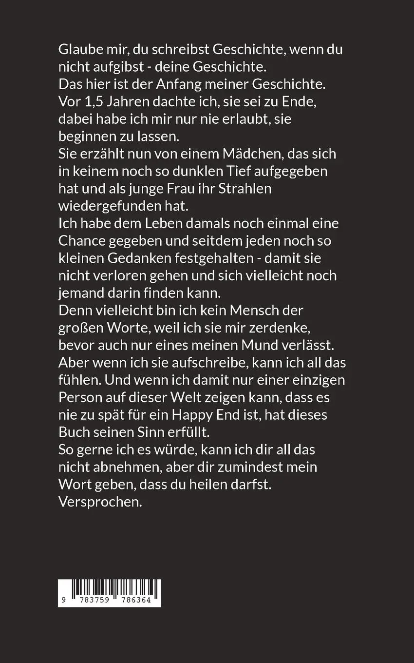 Rückseite: 9783759786364 | Du darfst. | Ende der Geschichte. Und der Anfang deiner Geschichte.
